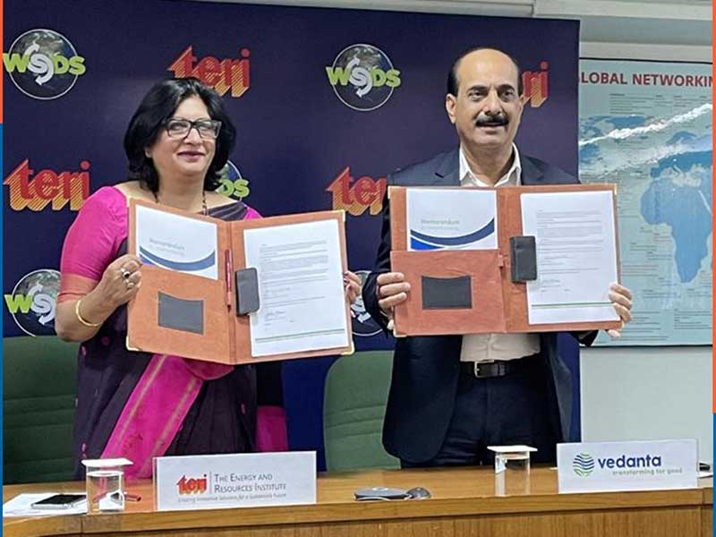 Vedanta joins hand with TERI to protect the environment, to invest ₹200cr on R&D