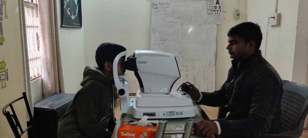 SOS India holds free eye check-up camp for 137 kids