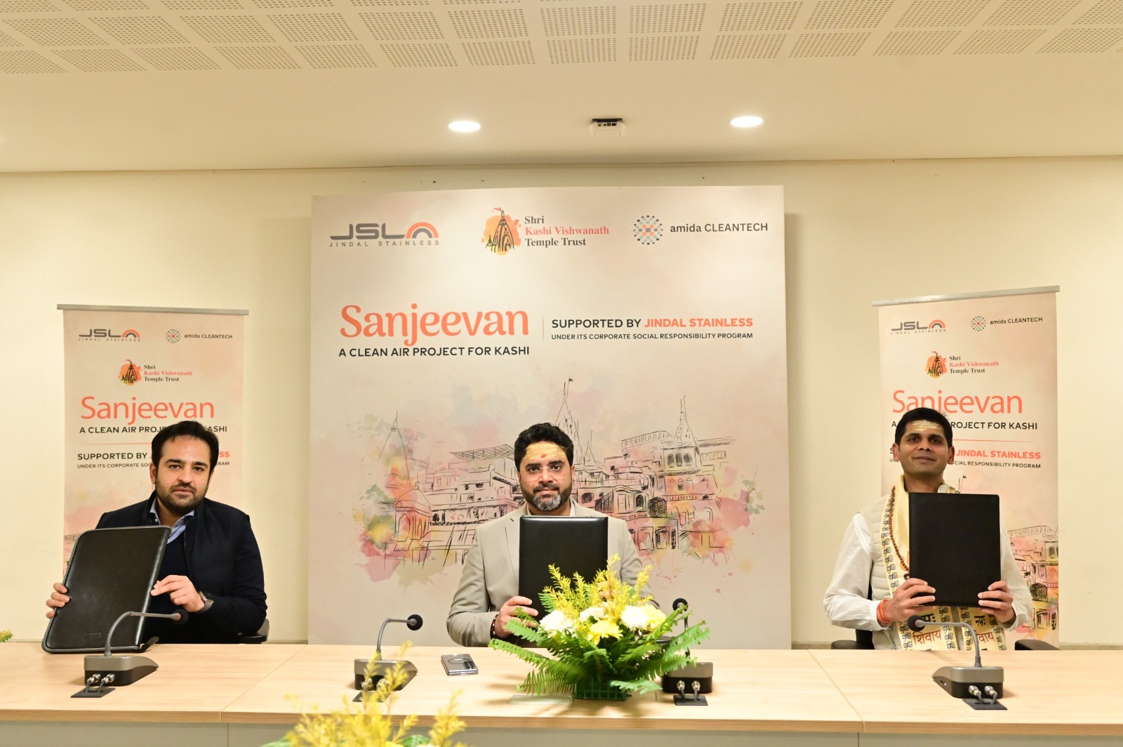 Jindal Stainless deploys Sanjeevanair purification to cleanse smoke-laden skies above Manikarnika ghat